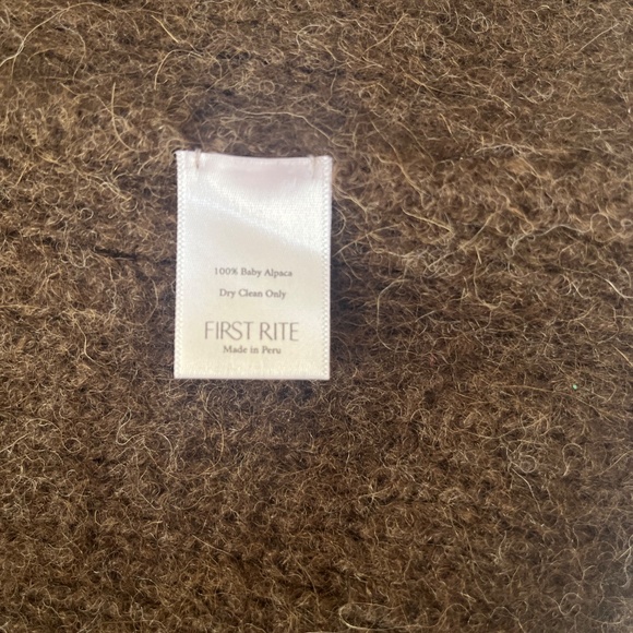 First Rite Felted Sweater Coat Walnut - Picture 4 of 5